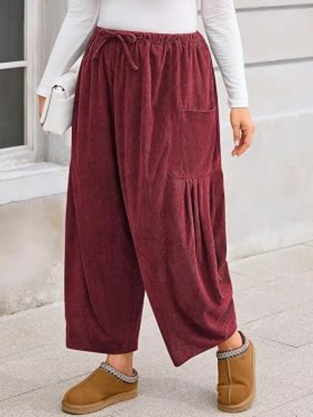 TARSE Women's Corduroy Pants (L) 12-14